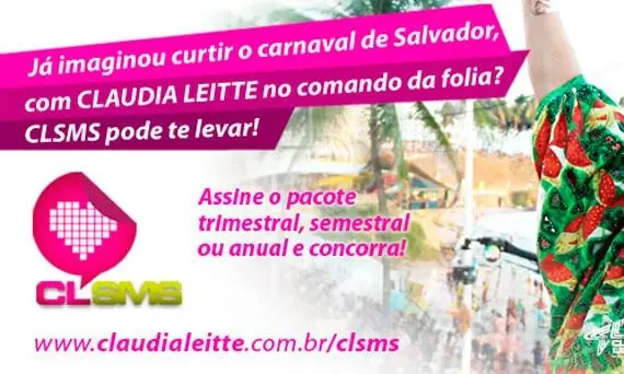 O CL SMS leva você ao carnaval de Salvador