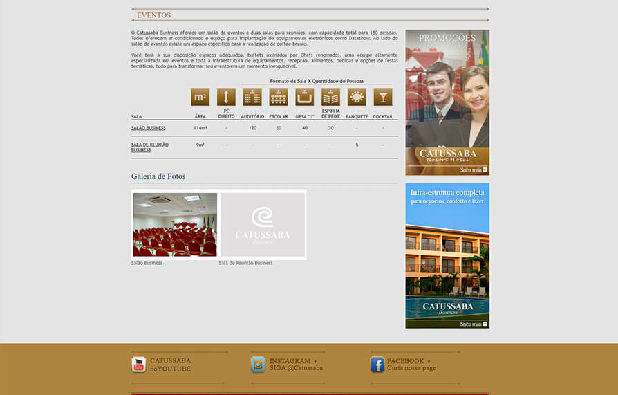 Site Hotel Catussaba Business 2012 - Click Interativo