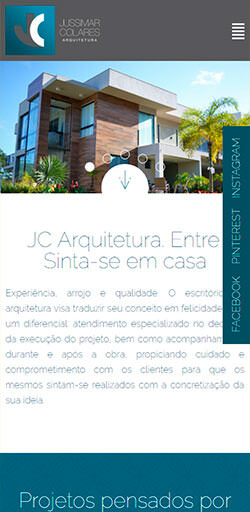 Site JC Arquitetura 2016 - Click Interativo
