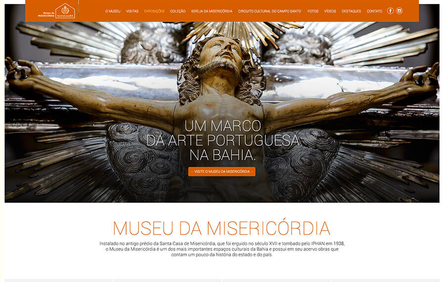 Site Museu da Misericórdia 2017 - Click Interativo