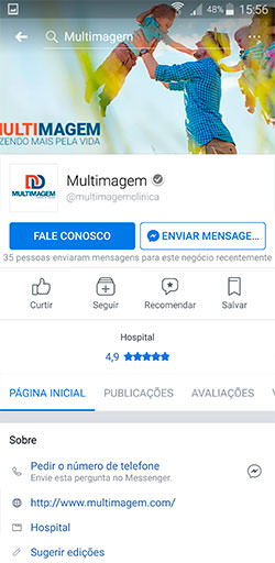 Facebook da Multimagem - Click Interativo