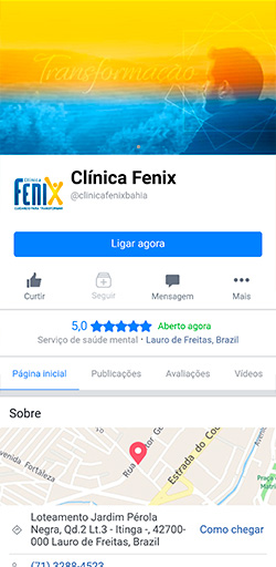Site Clínica Fênix